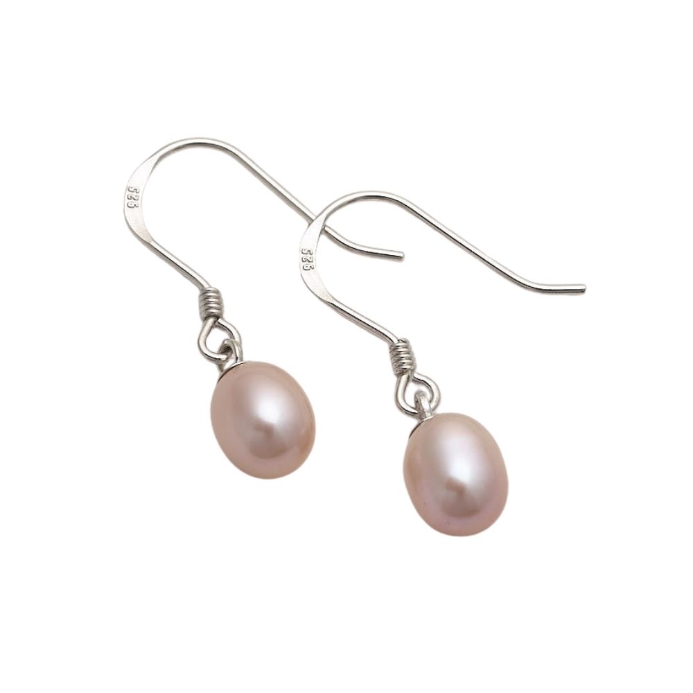 Jersey Pearl Circle Pearl Earrings 12-1595024