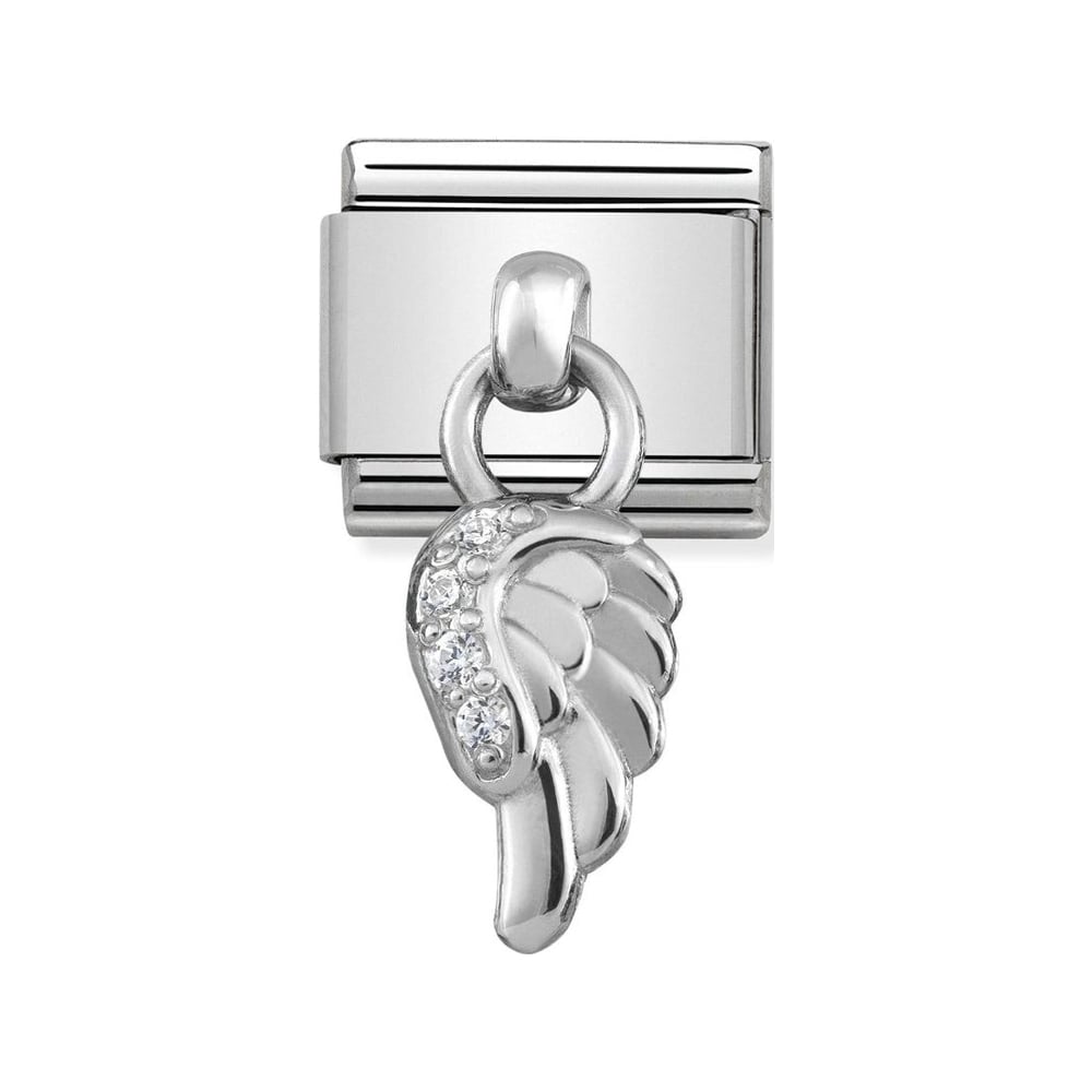 Nomination Classic Charm Stainless Steel and 925 Silver Wing 331800_06