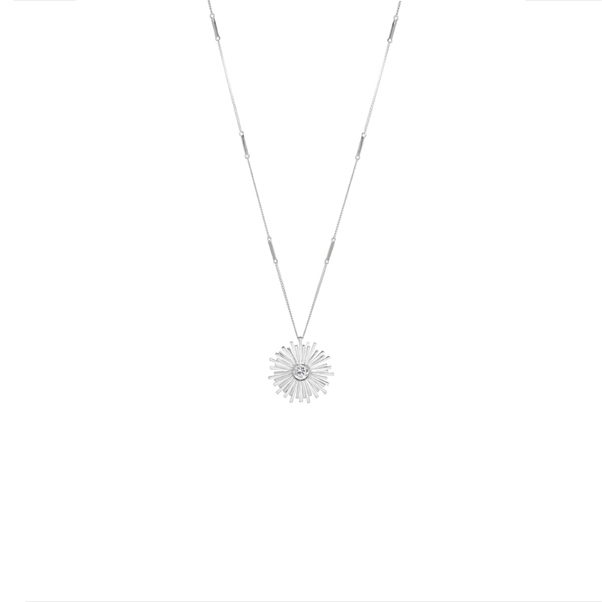 Annie Haak Orbit Silver Necklace - Crystal