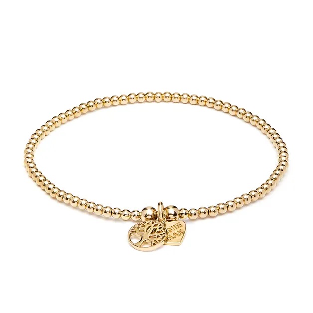 Annie Haak Santeenie Gold Charm Bracelet - Tree of Life