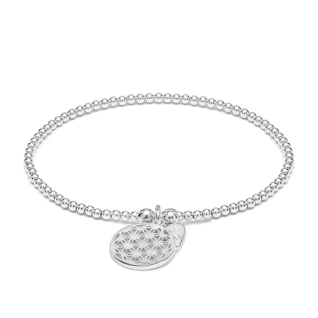 Annie Haak Santeenie Silver Charm Bracelet - Flower of Life