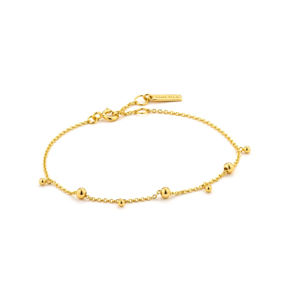 Ania Haie Gold Modern Drop Balls Bracelet