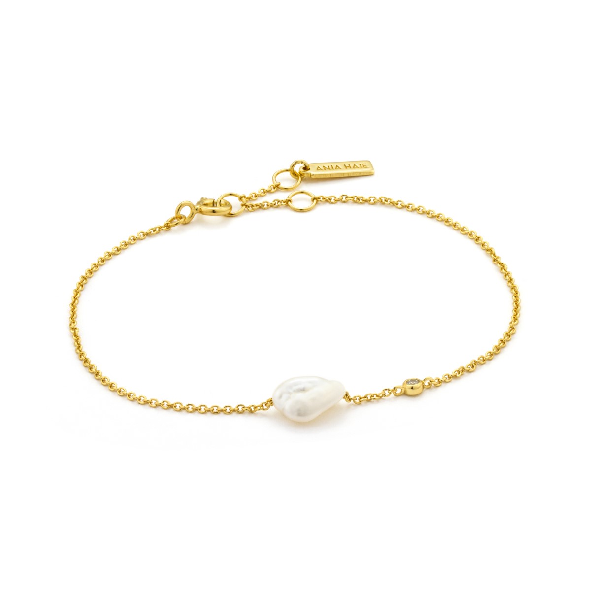 Ania Haie Pearl Gold Bracelet B019-01G