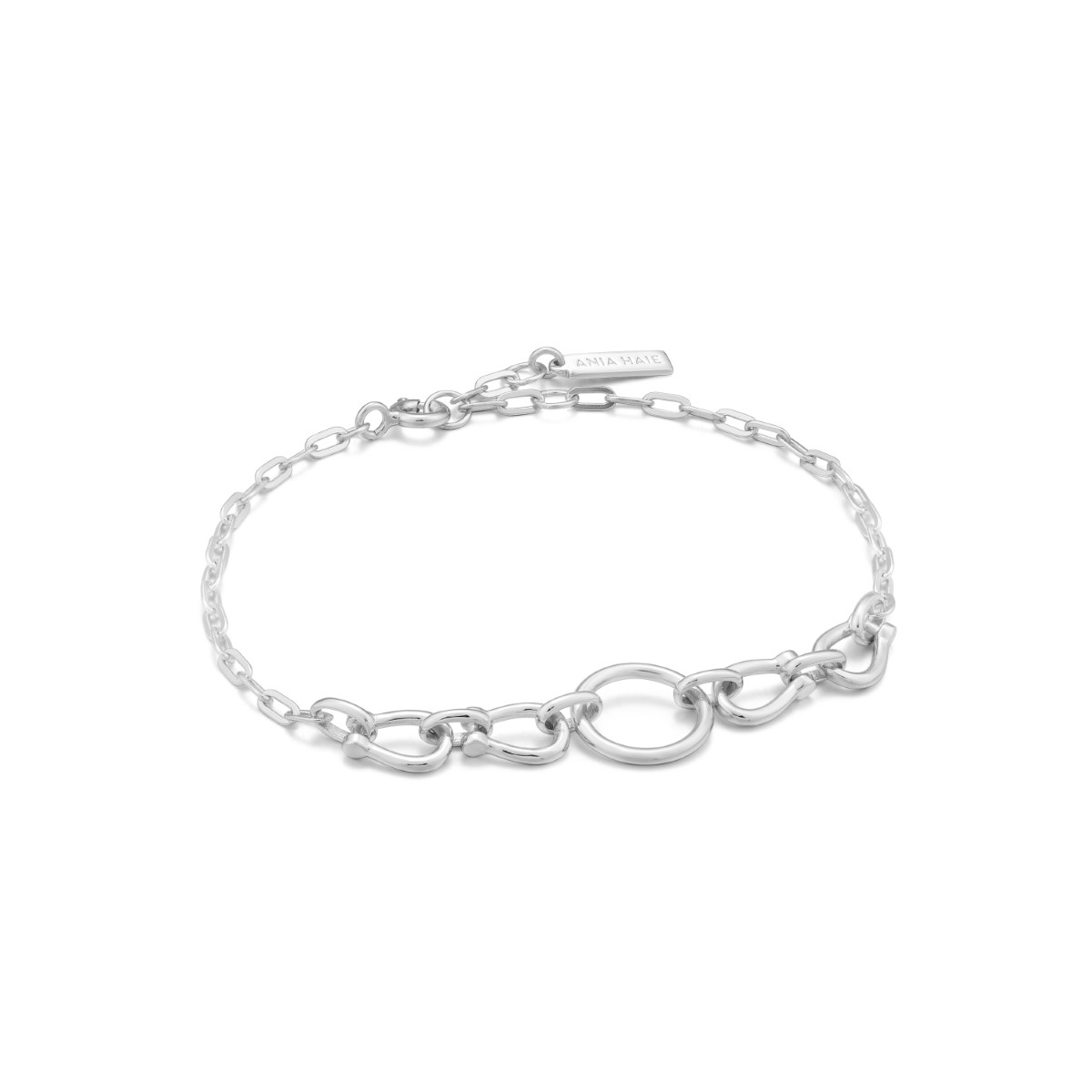 Ania Haie Horseshoe Link Bracelet - Silver B021-04H