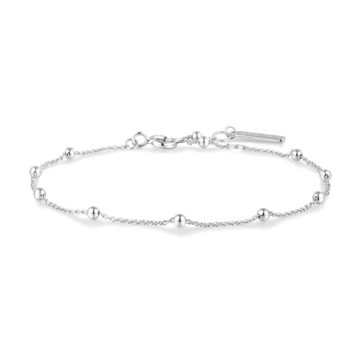 Ania Haie Silver Beaded Chain Bracelet - B058_01H