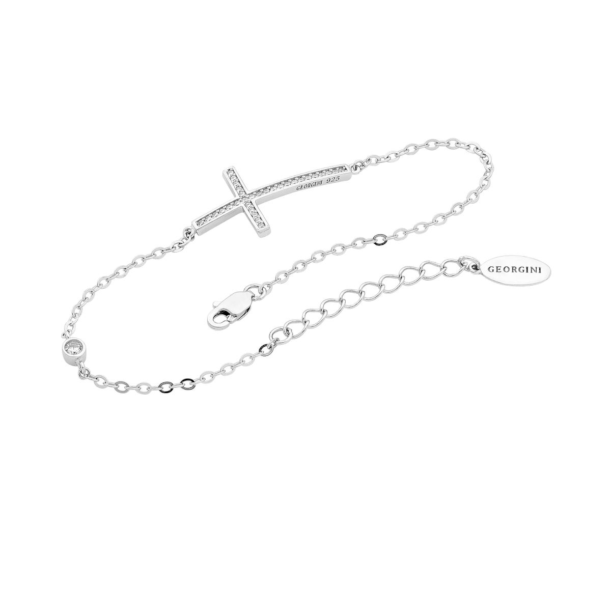 Georgini Cross Bracelet - Silver - IB142