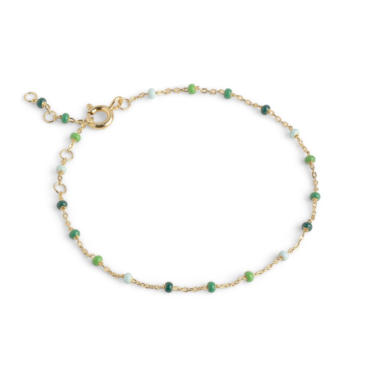 Enamel Copenhagen Lola Spring Gold Bracelet. Item code B66G_2_spring.