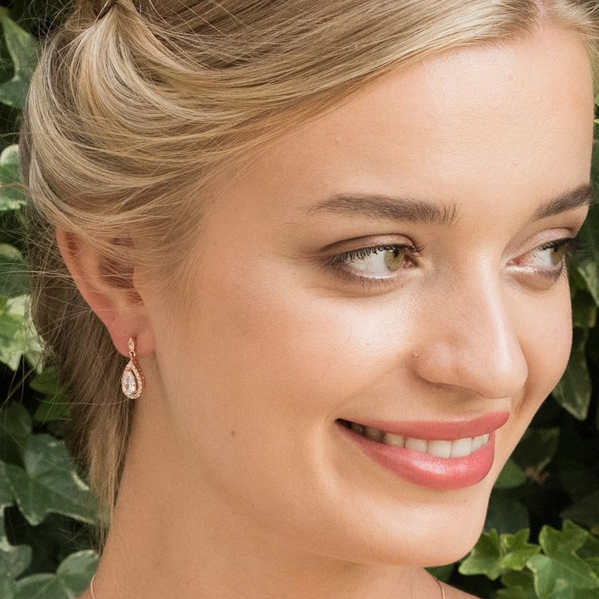 Ivory & Co Belmont Rose Earrings