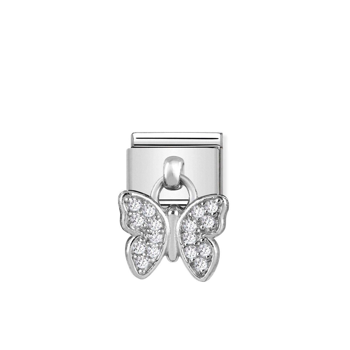 Nomination Classic Zirconia Butterfly Charm - 331800/16