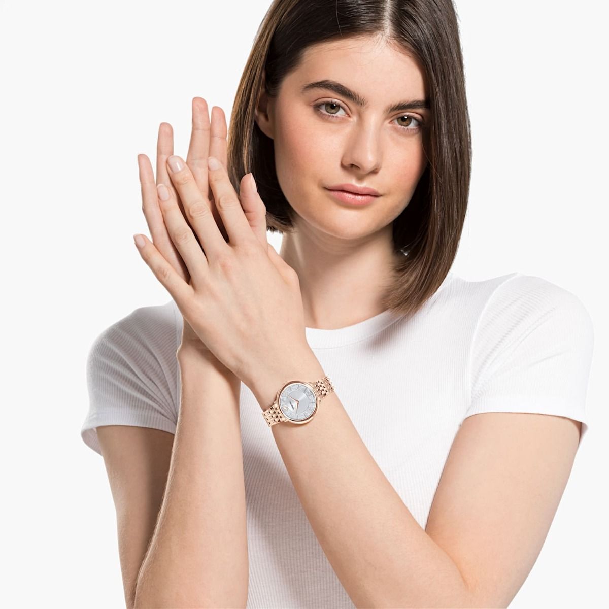 Buy Swarovski Crystalline Chic Watch - Rose-Gold Tone Online