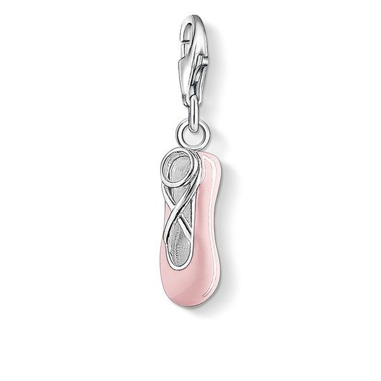 Ballet slipper charm sales