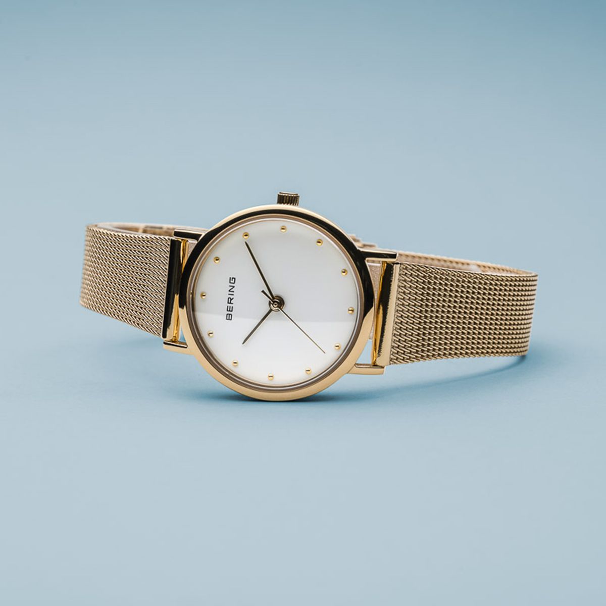 Buy Bering Polished Gold Classic Ladies Watch Online in UK