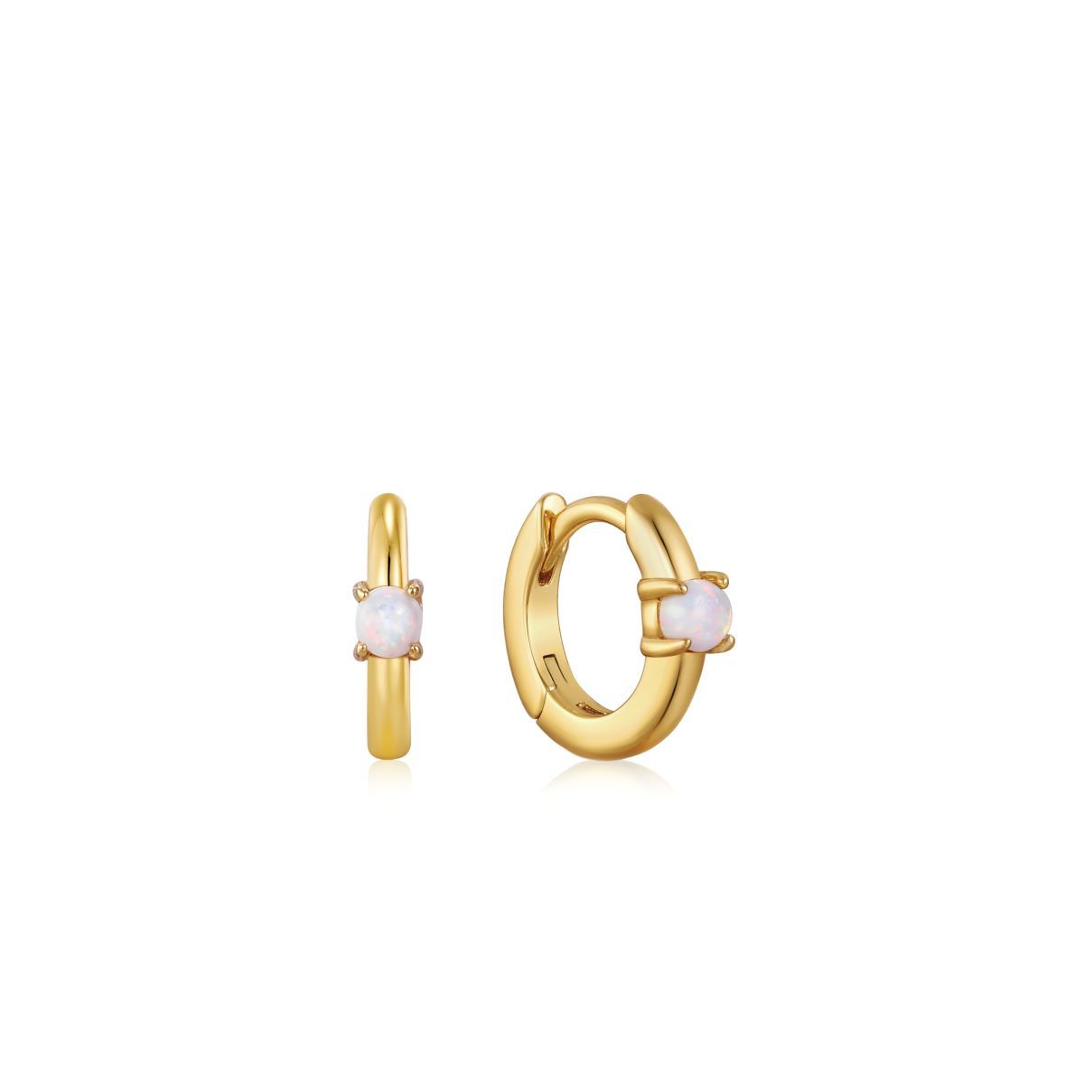 Opal store huggie hoops