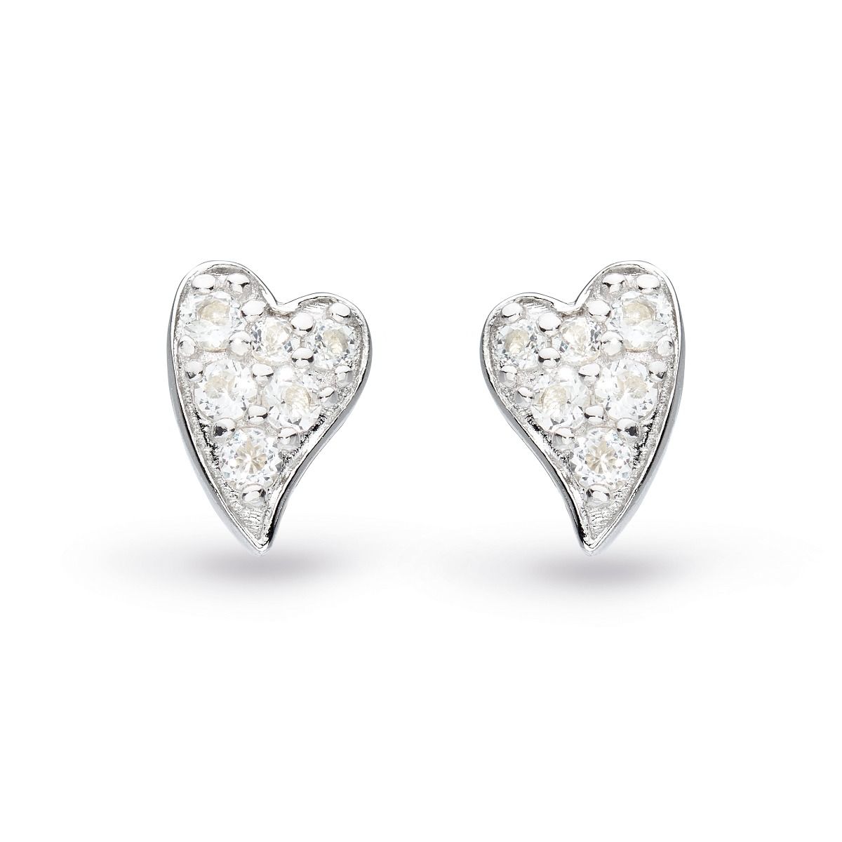Buy Kit Heath Desire Precious White Topaz Heart Stud Earrings Online