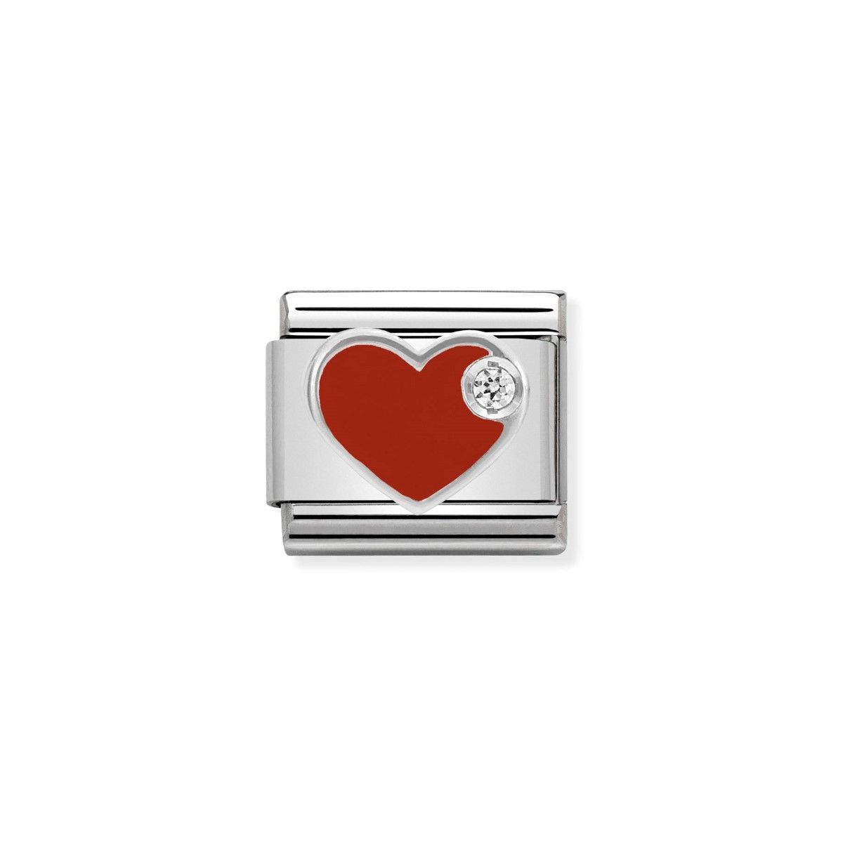 Nomination red heart charm online