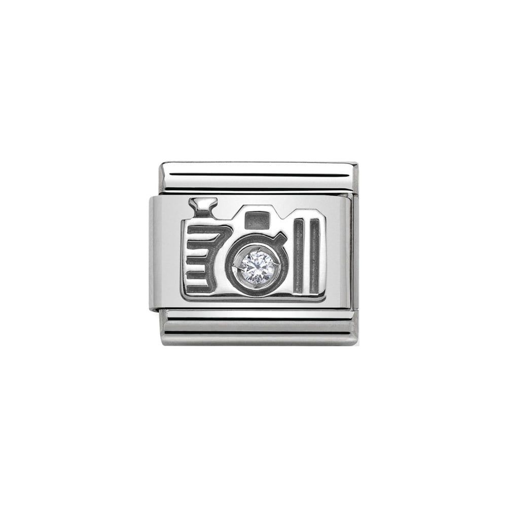 Buy Nomination Classic 925 Silver and Zirconia Camera Charm Online