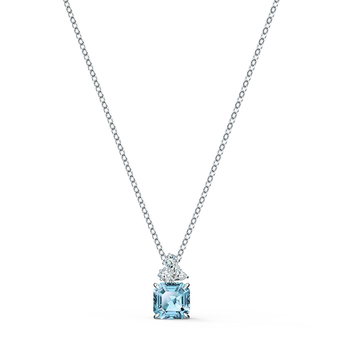 Buy Swarovski Aqua Sparkling Pendant Necklace Online in UK