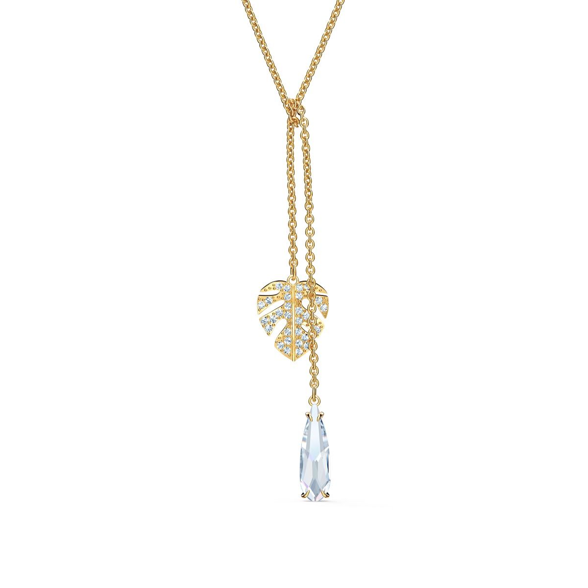 Swarovski leaf necklace hotsell