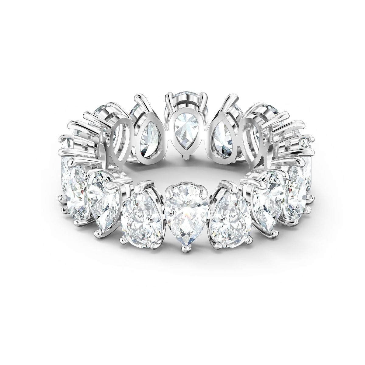 Swarovski diamond on sale band ring