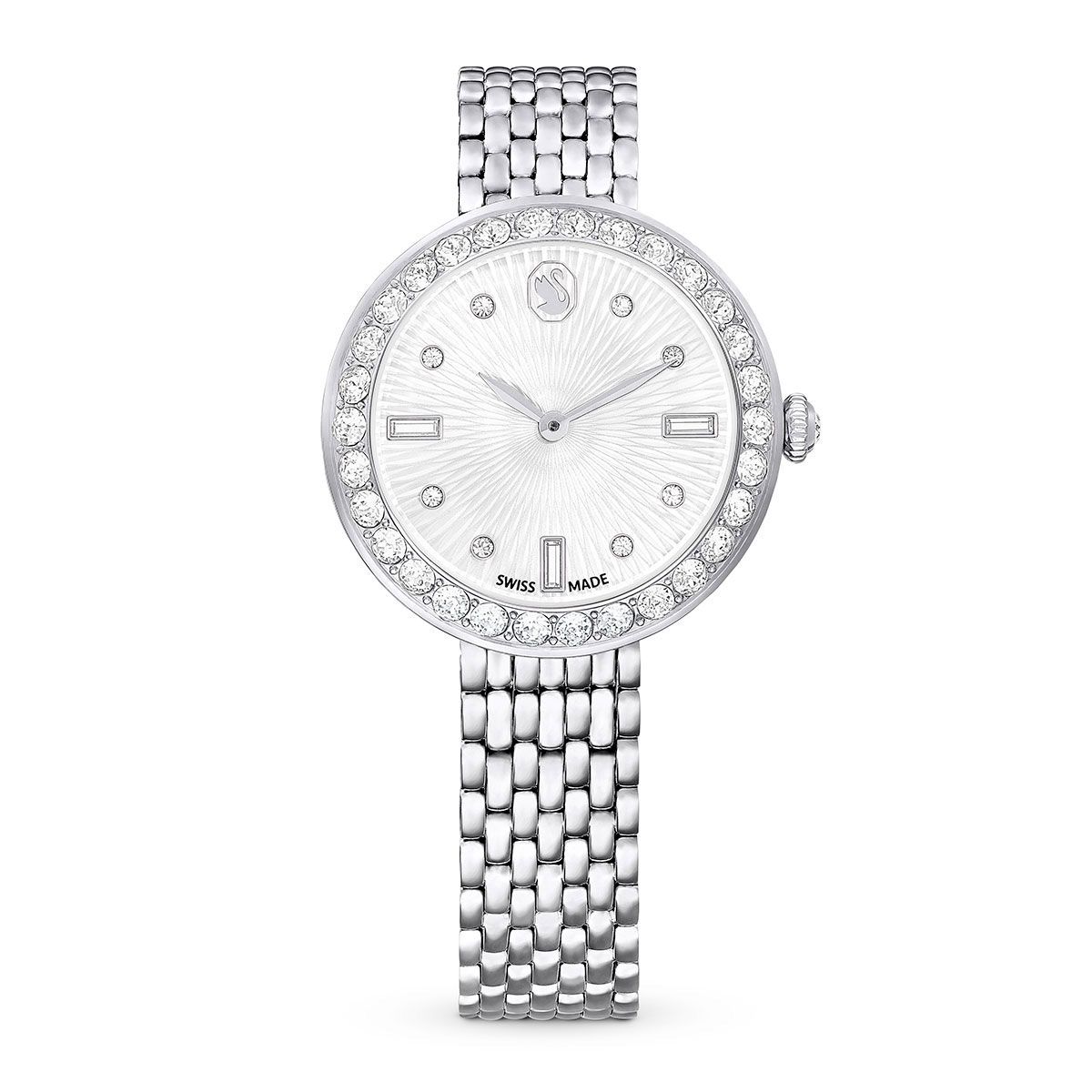 Buy Swarovski Certa Watch Metal Bracelet Silver Tone Stainless