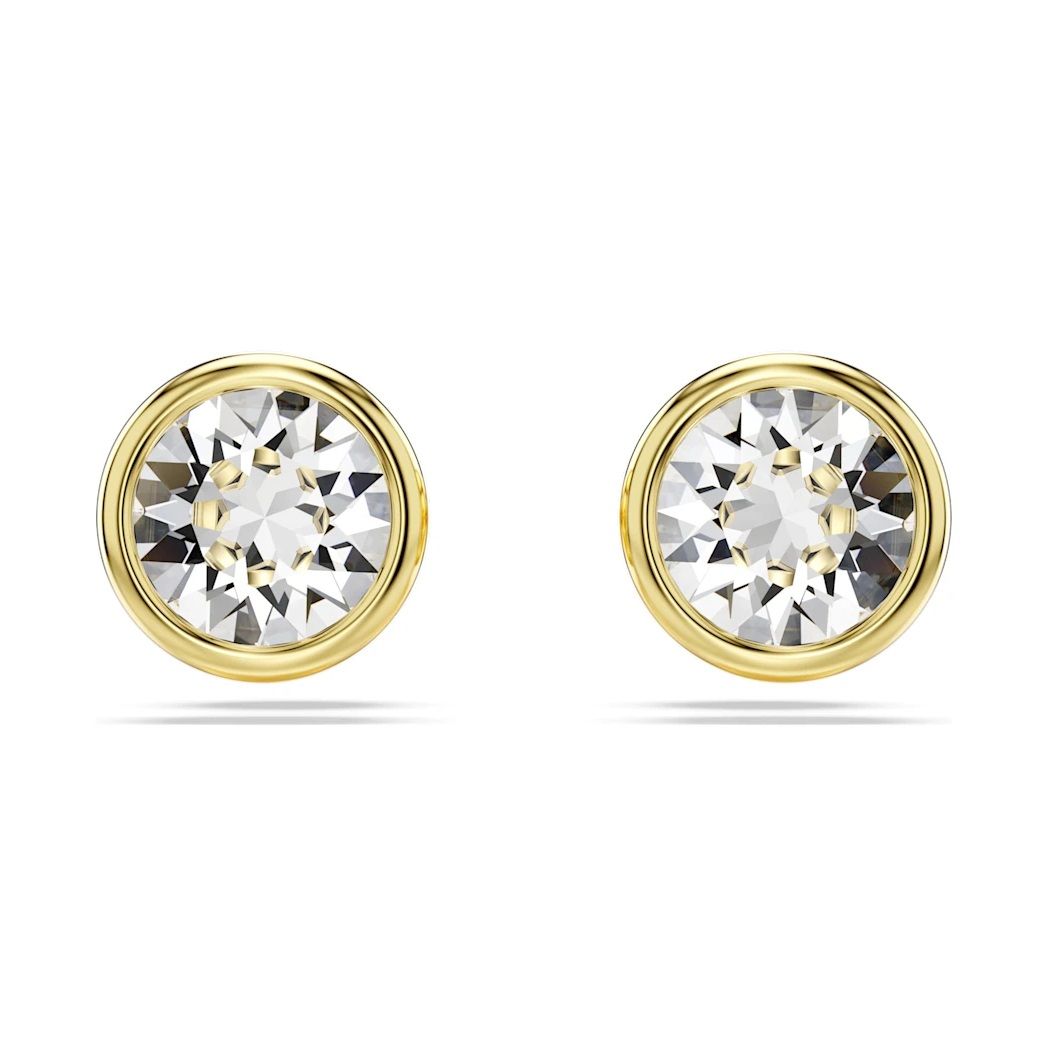 Simple white hotsell gold earrings