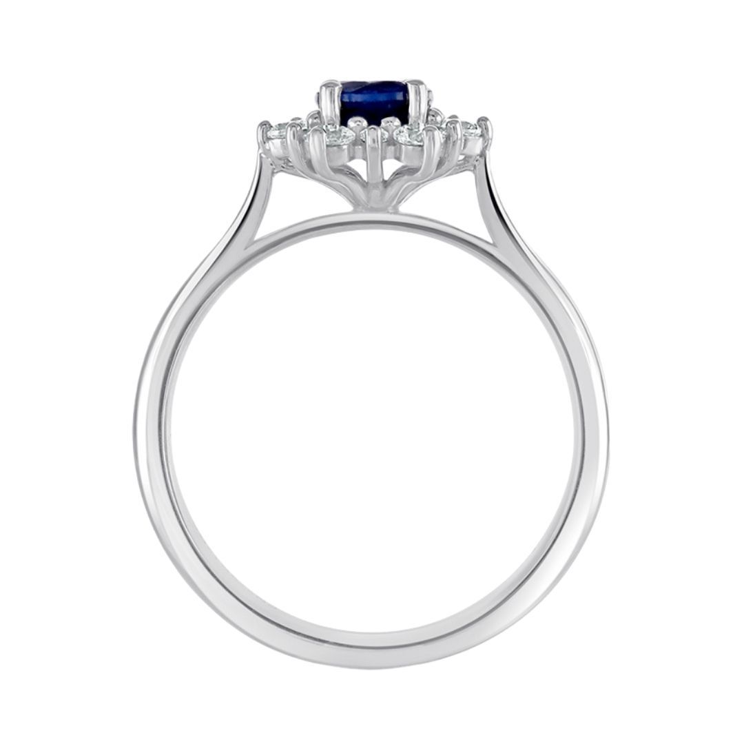 Buy Brown & Newirth 'Aspen' Diamond and Sapphire Engagement Ring Online