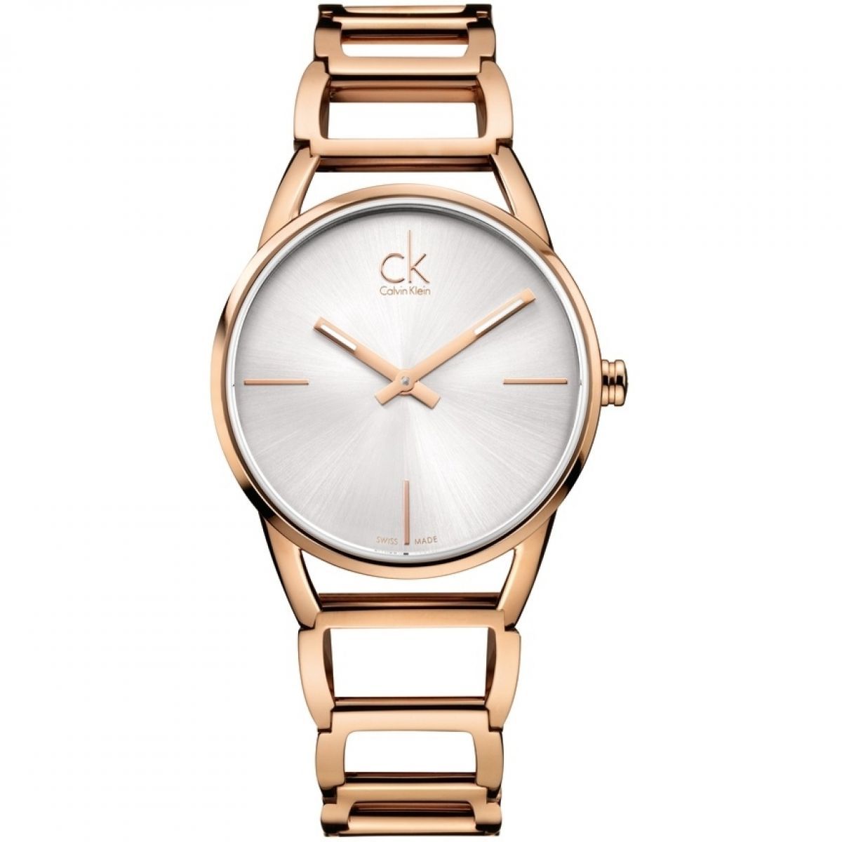 Buy Calvin Klein Ladies Stately Watch, Rose Gold Tone Online