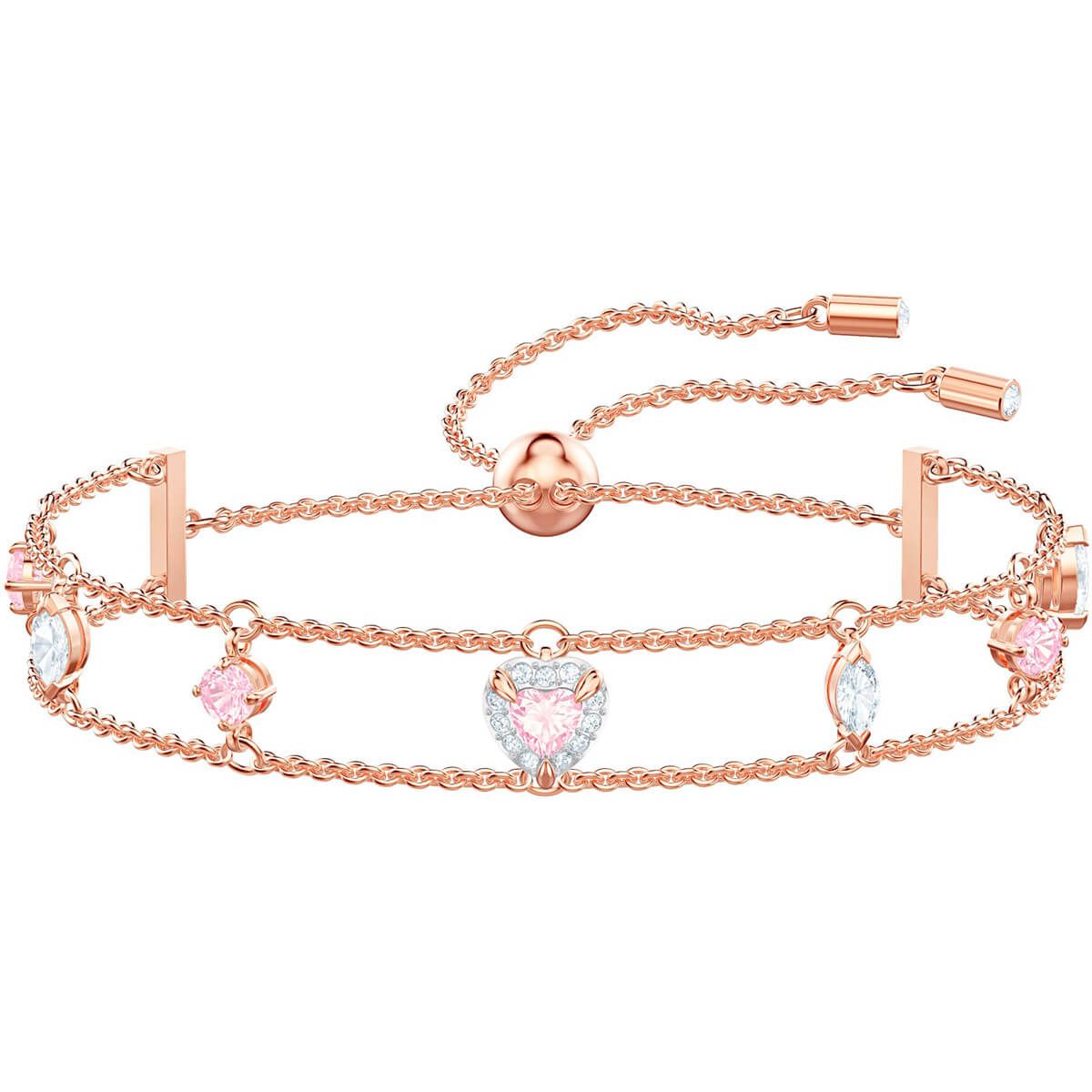 Buy Swarovski One Bracelet Multi Coloured Rose Gold Plating Online