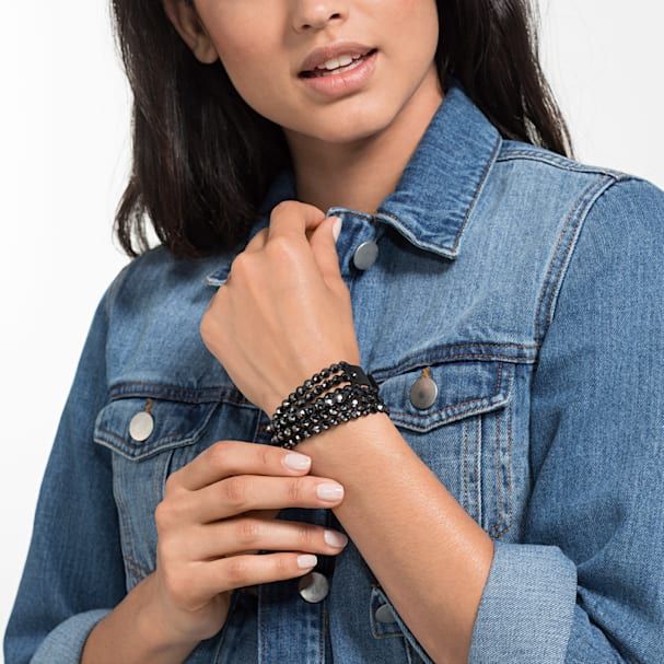 Buy Swarovski Power Collection Slake Bracelet Black Online