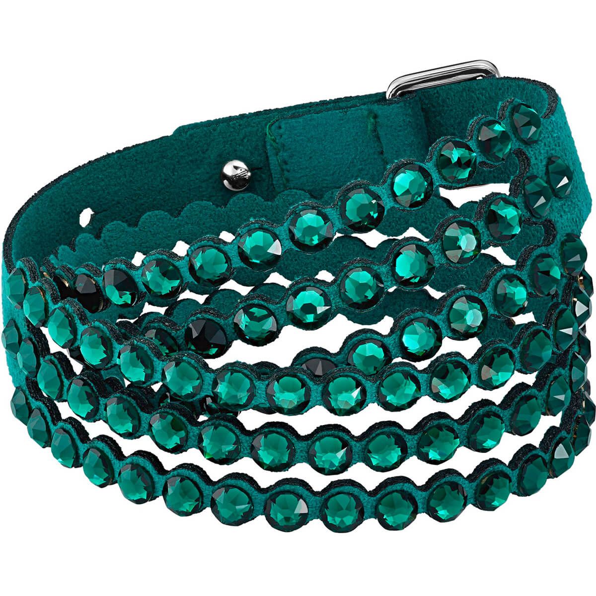 Buy Swarovski Power Collection Slake Bracelet Green Online