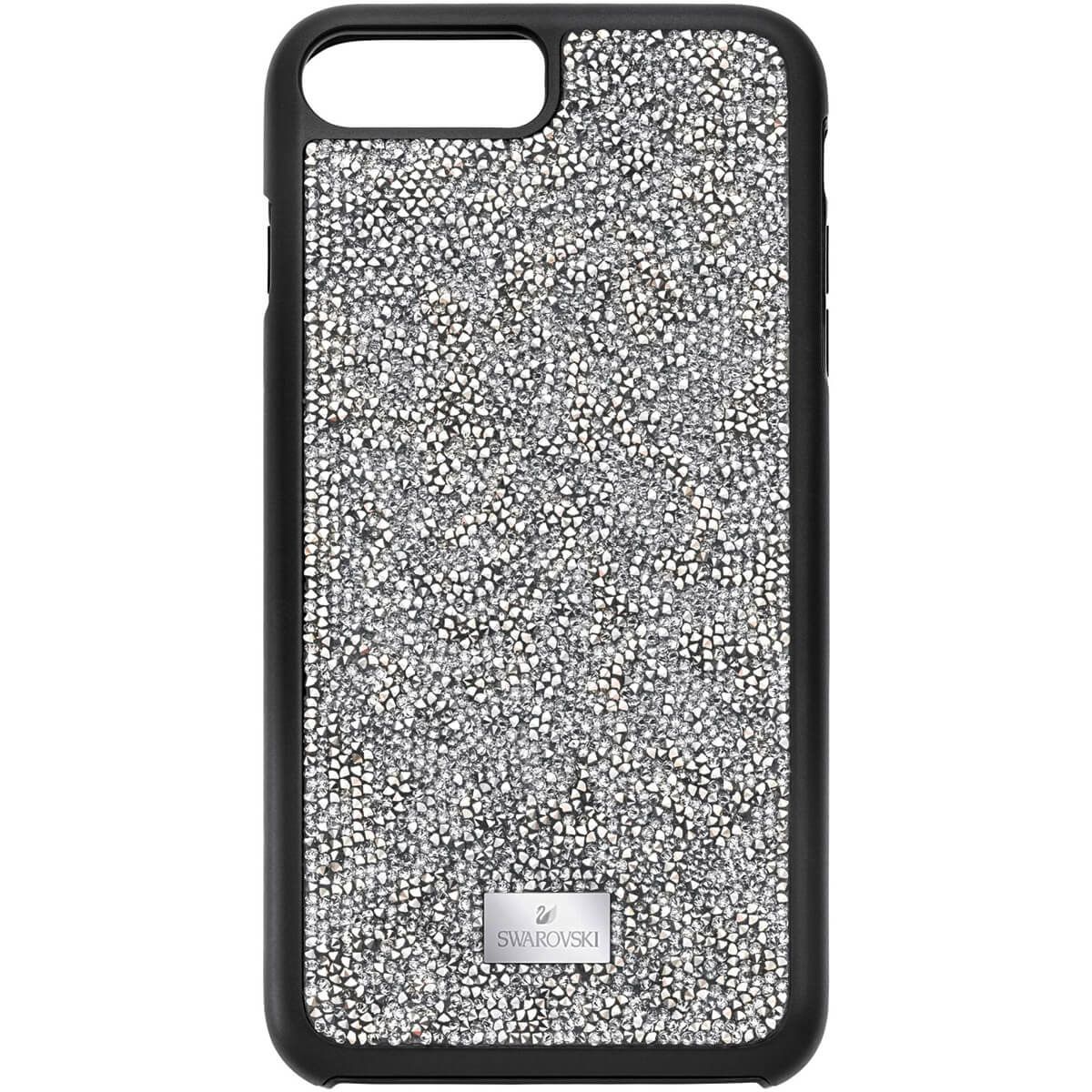 Dag Neerduwen traagheid Buy Swarovski Glam Rock Smartphone Case with Bumper, iPhone® 8 Plus, Grey  Online