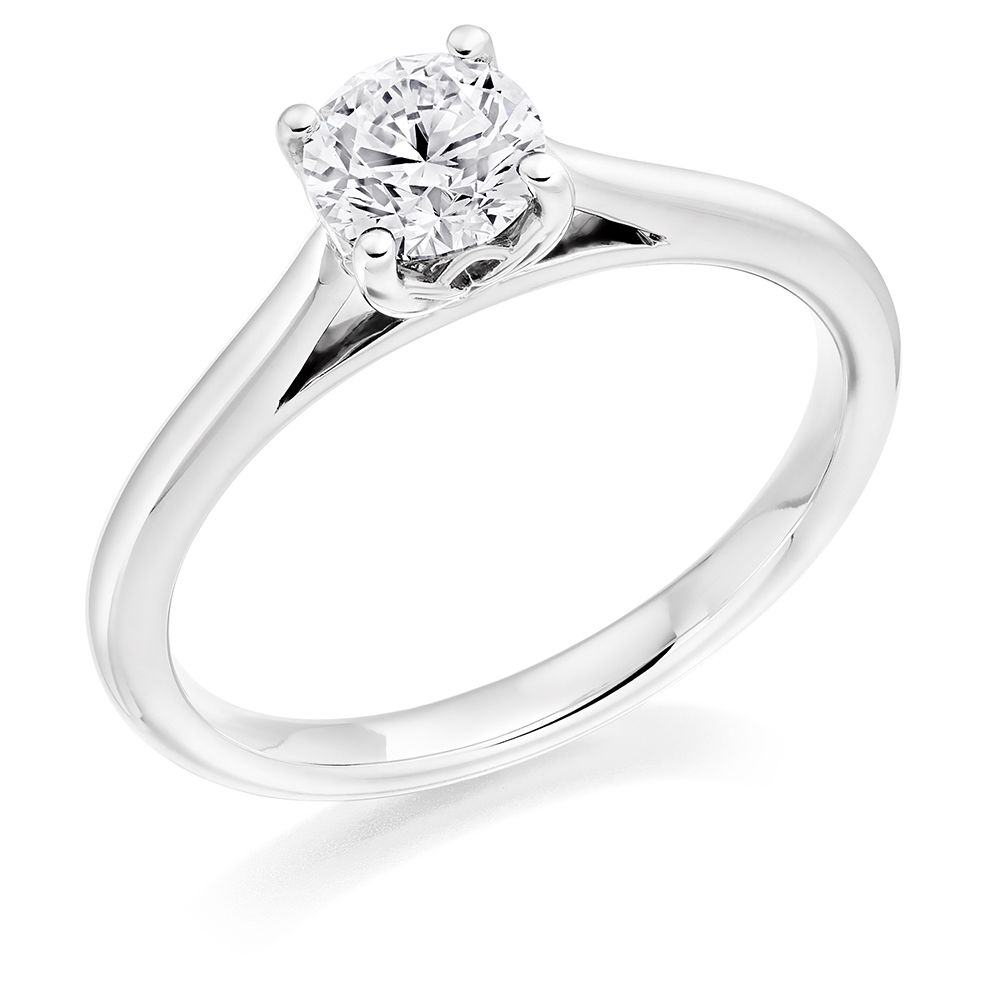 Four Prong Solitaire Engagement Ring Setting – deBebians
