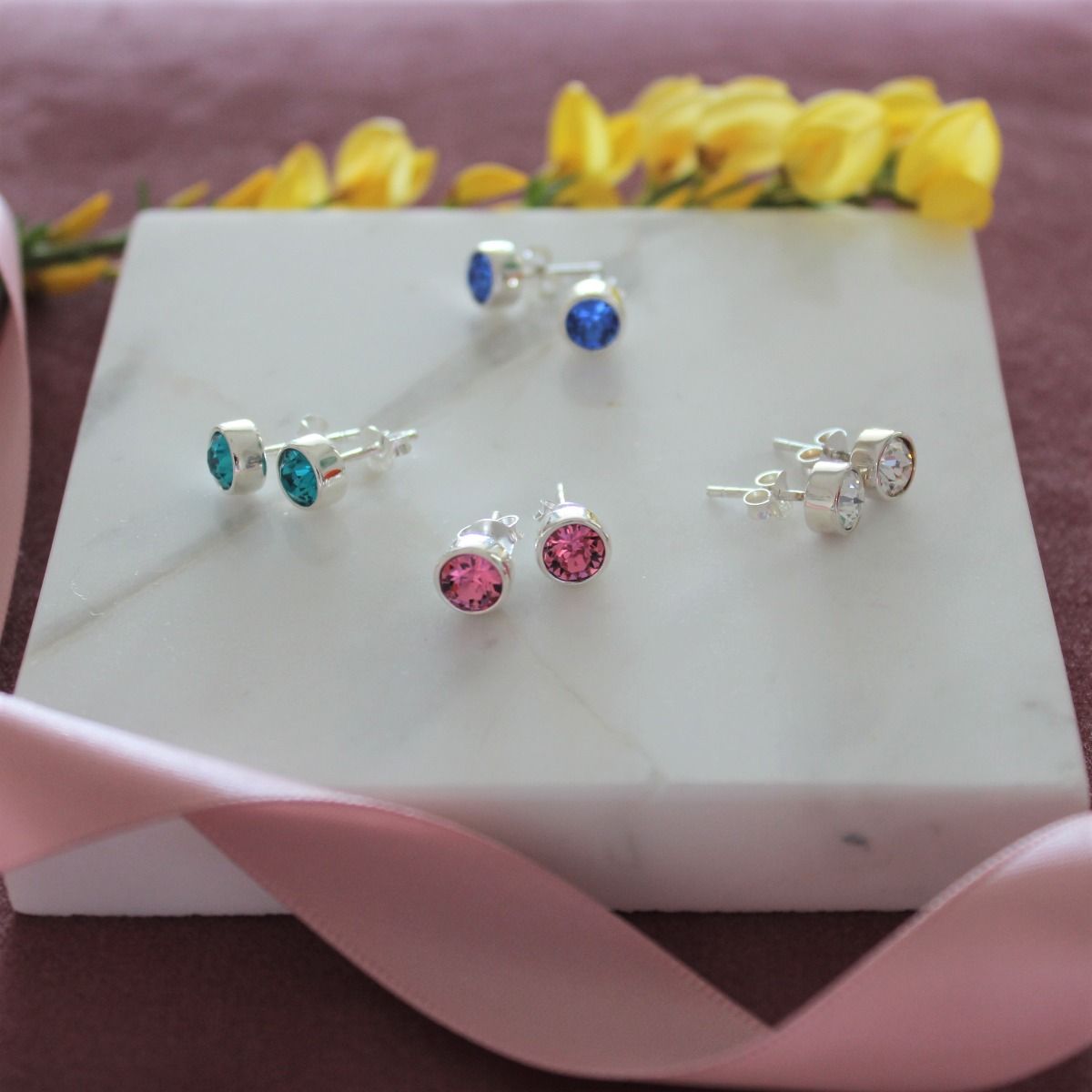 Buy November Birthstone Earrings Sterling Silver Online