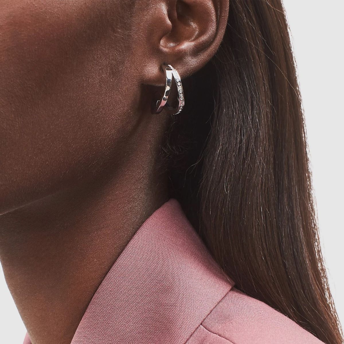 Calvin klein cheap outline earrings