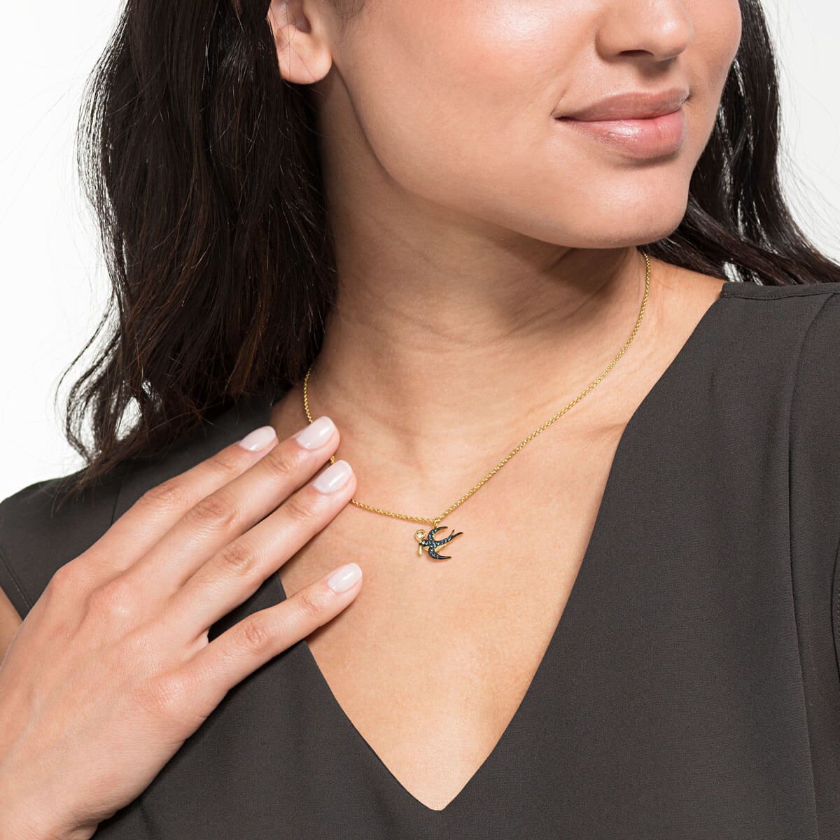 Swarovski Swallow Necklace 2024 www.alhudapk