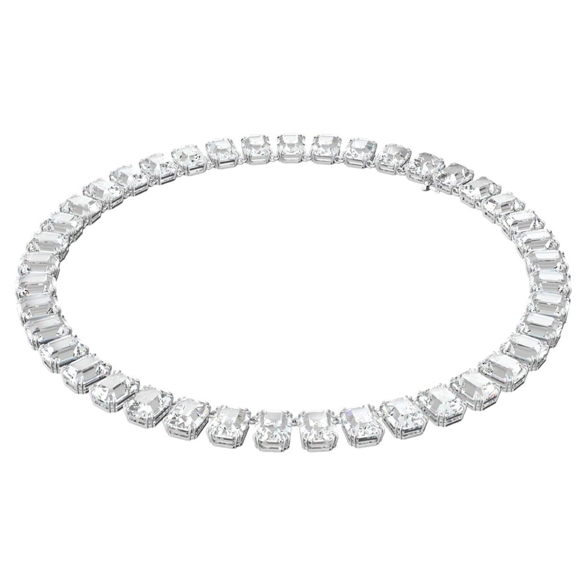 Buy Swarovski Millenia Necklace Octagon Cut Crystals - White with ...