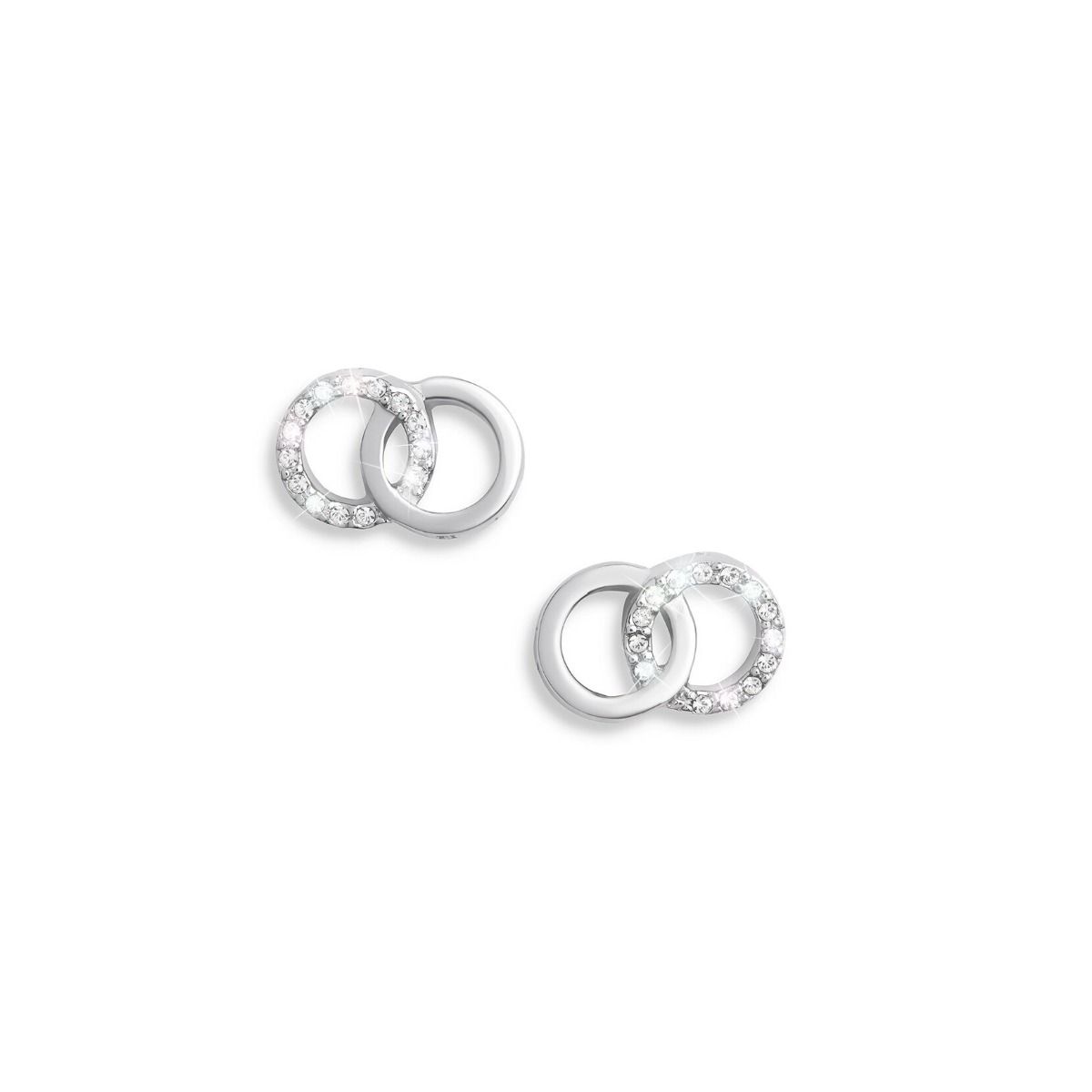 Buy Olivia Burton Bejewelled Classics Interlink Earrings Silver Online