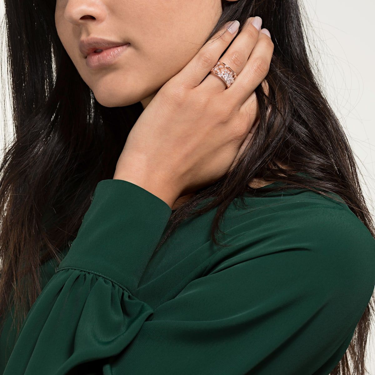 North motif ring swarovski deals
