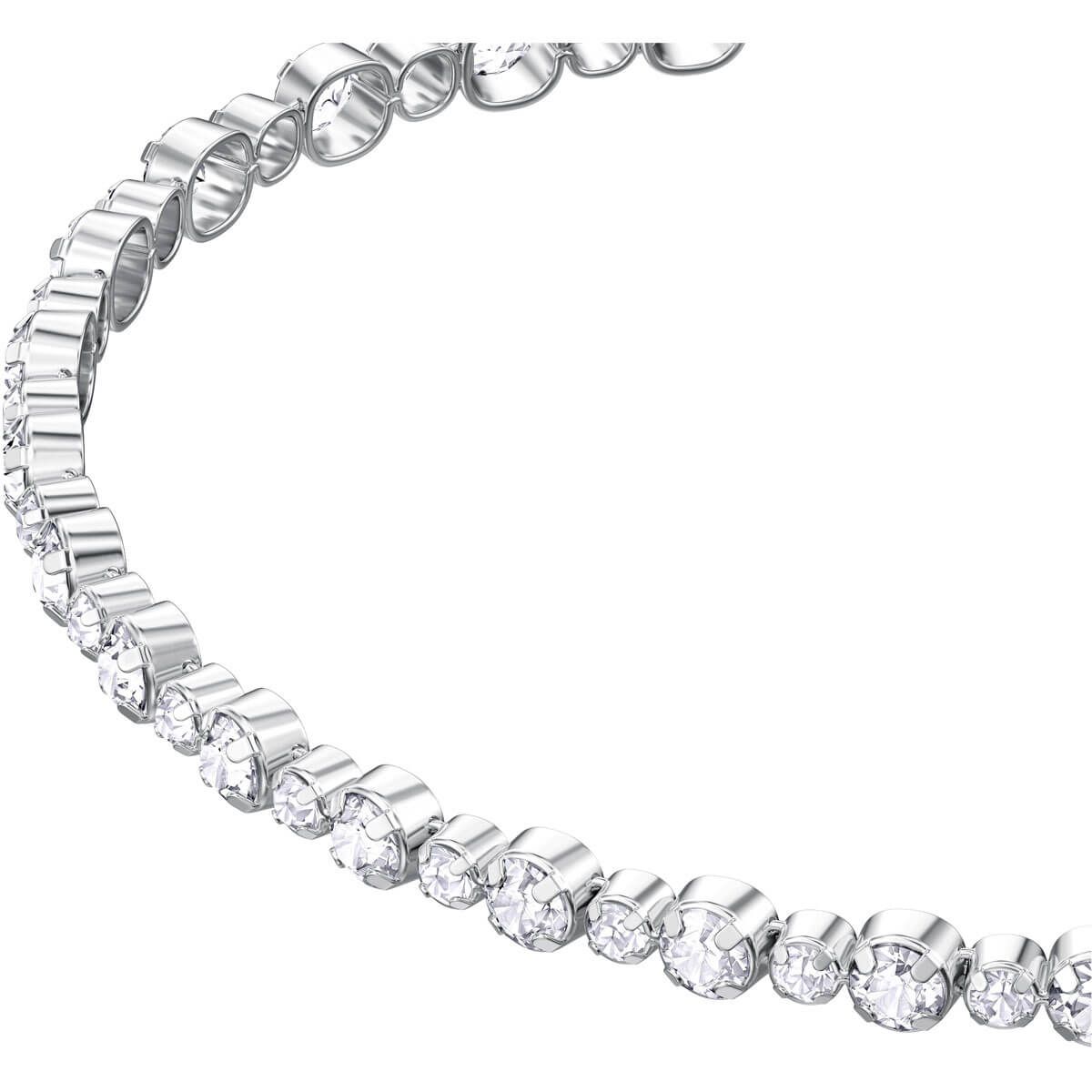 Swarovski subtle bracelet white rhodium plating store