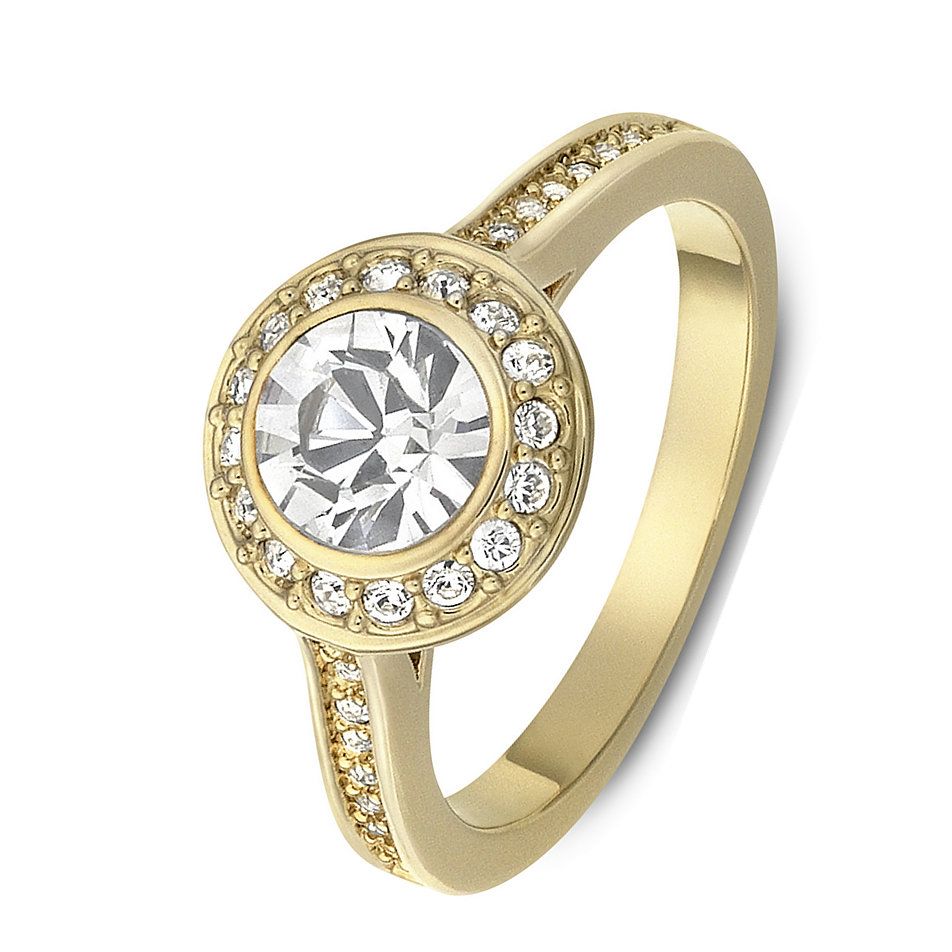 Lift Isoleren Grootste Buy Swarovski Angelic Ring, White, Gold Plating Online in UK
