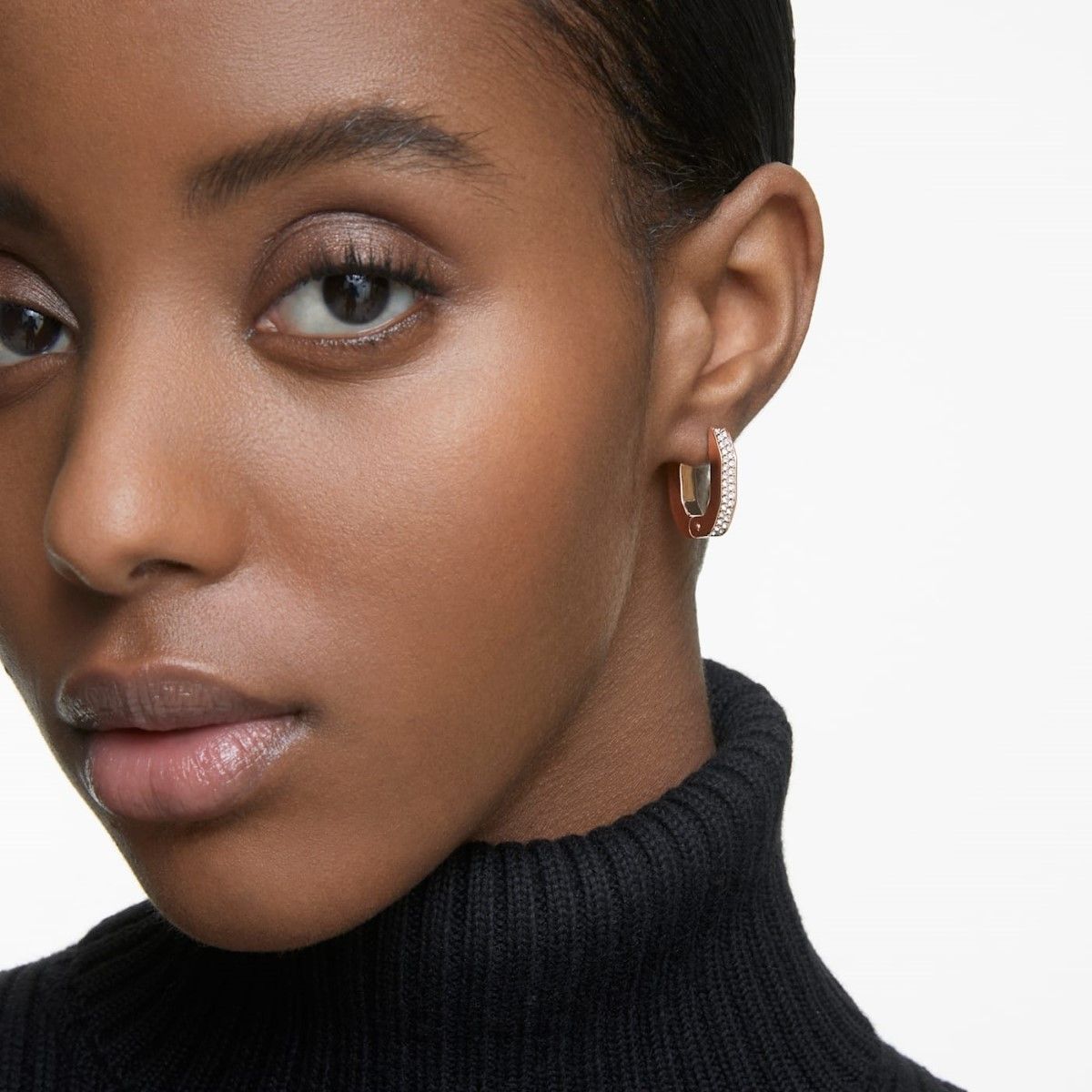 Gold octagon hoop earrings store
