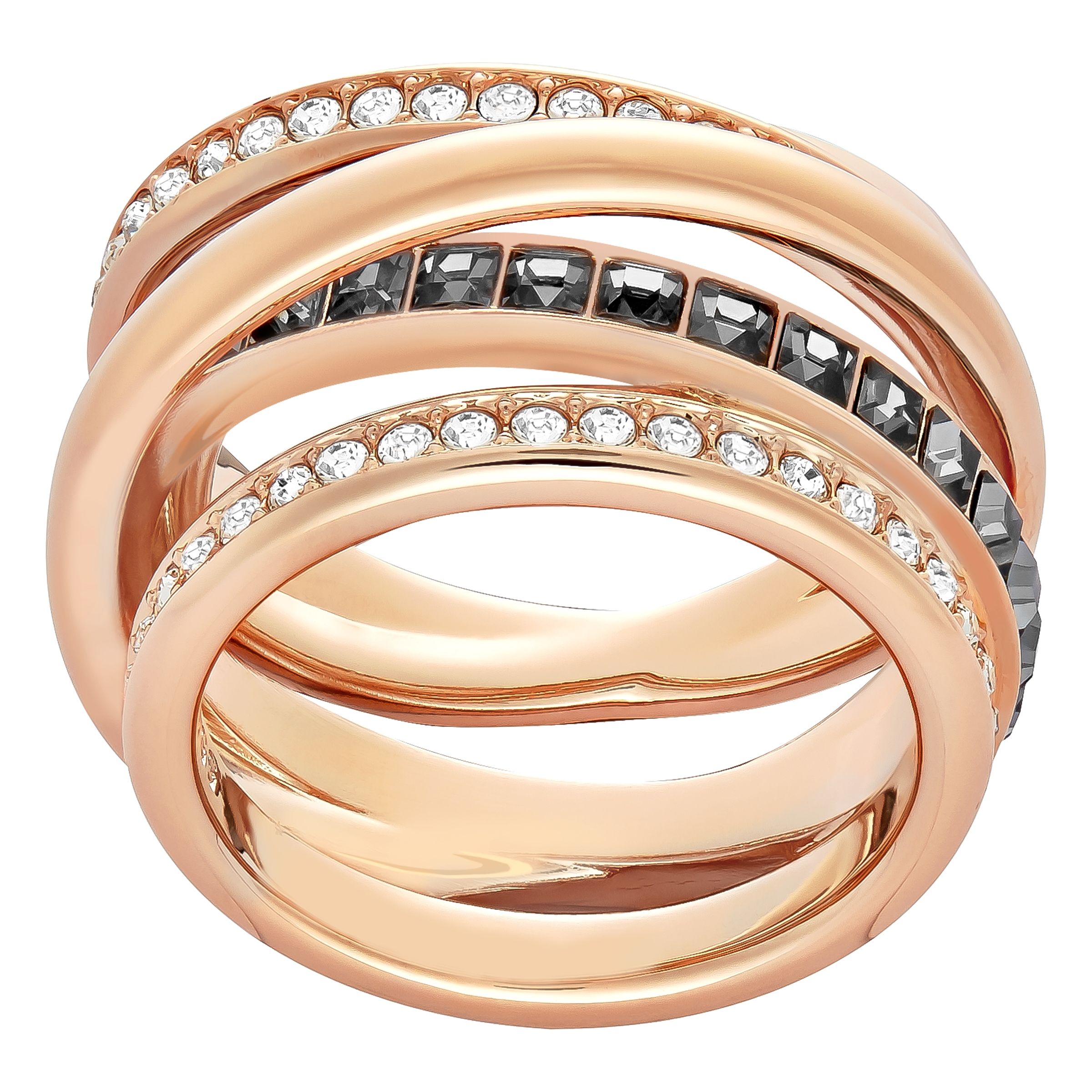 Swarovski spiral ring online