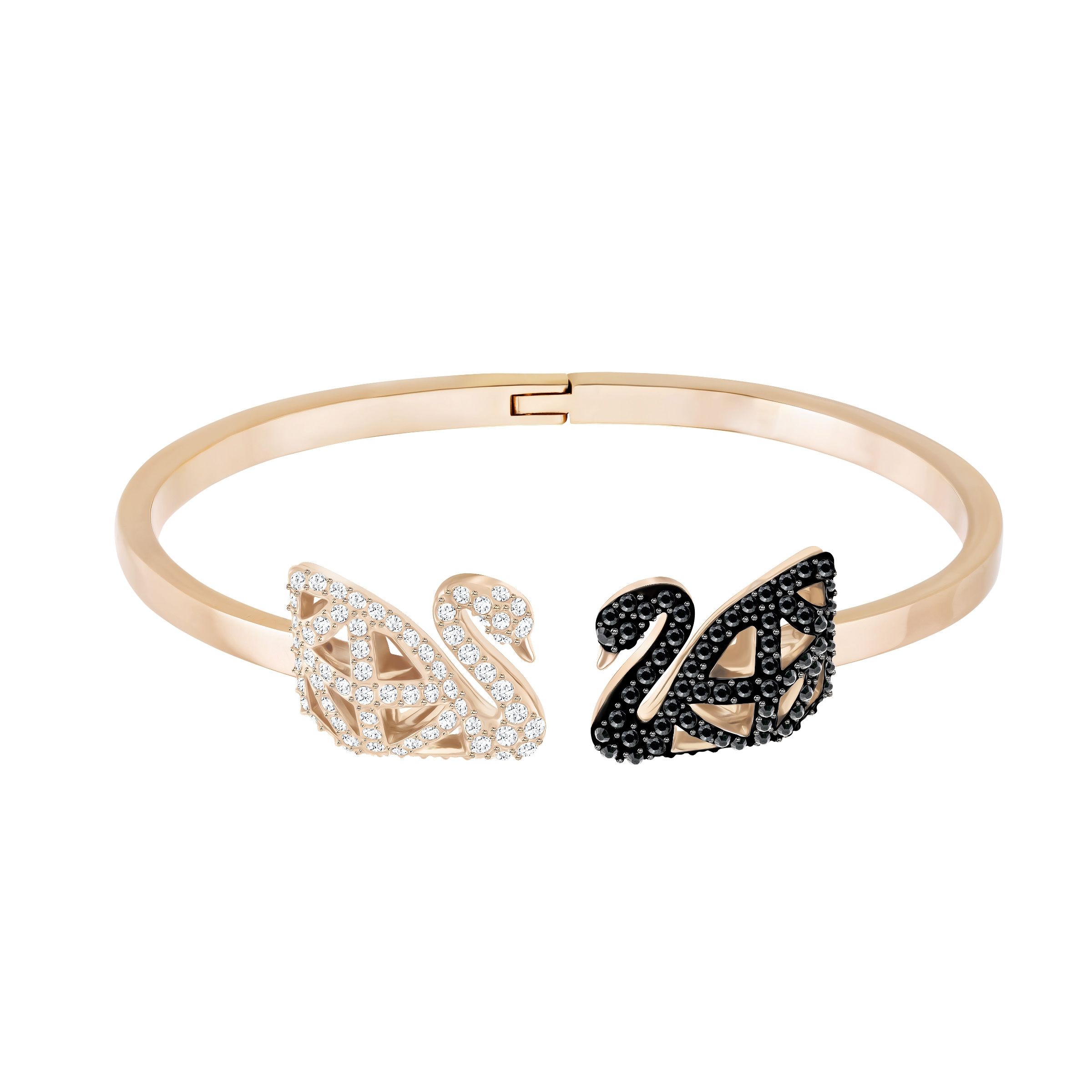 Swarovski swan bracelet rose gold top