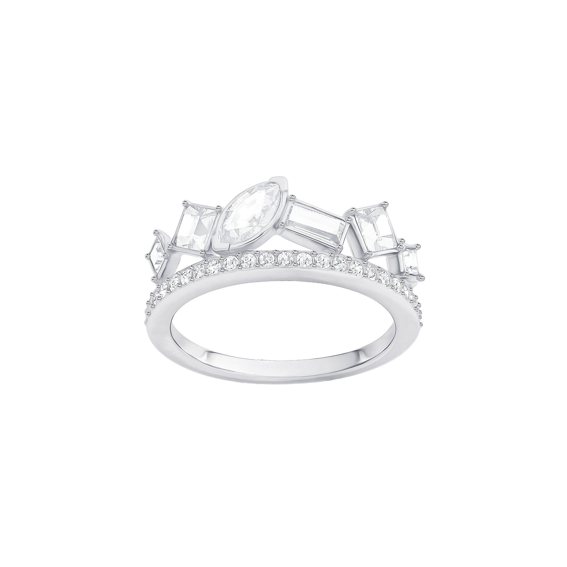 Buy Swarovski Henrietta Ring White Rhodium Plating Online