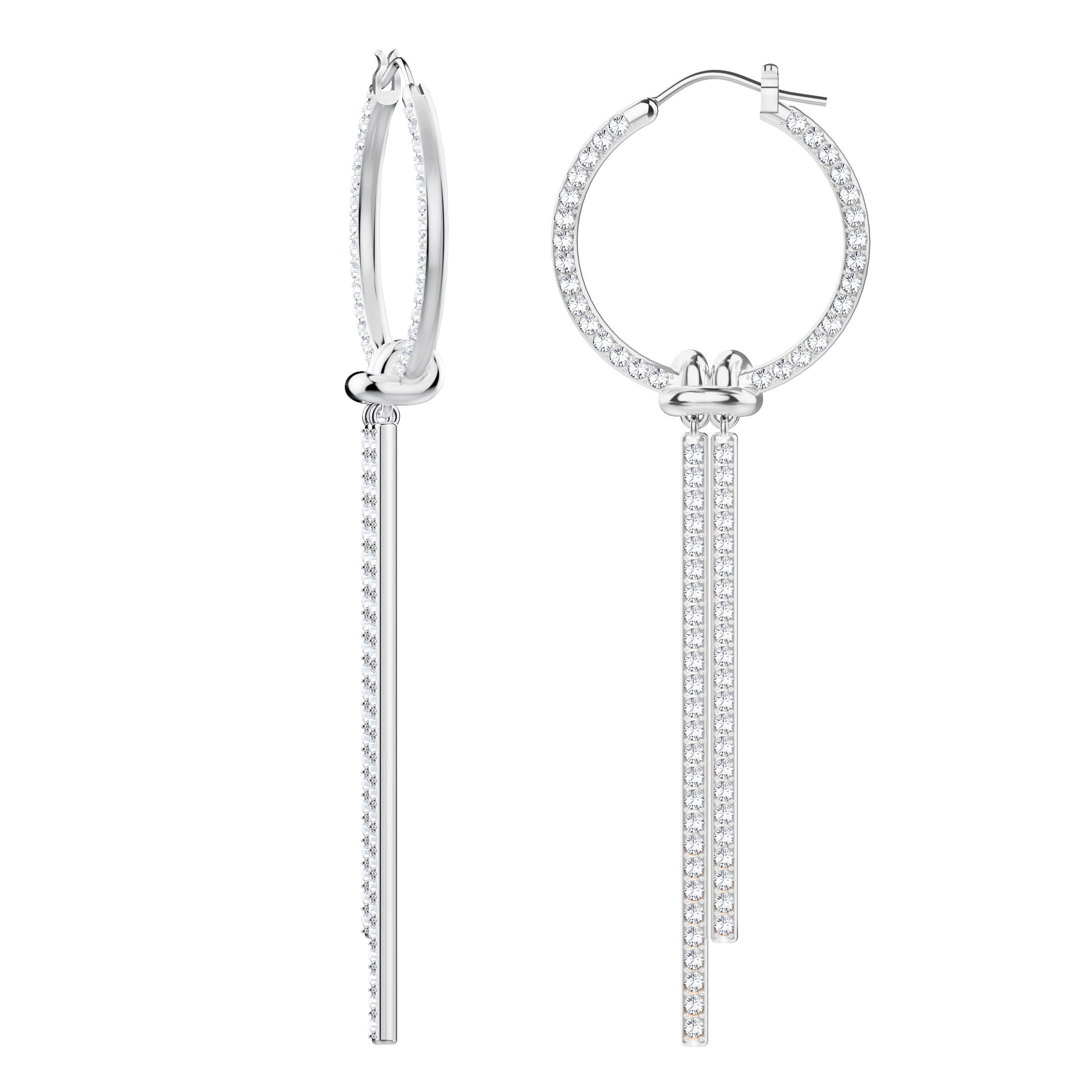 Swarovski lifelong clearance hoop earrings