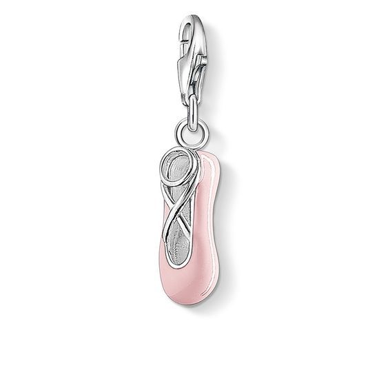 Thomas Sabo Charm Pendant, Pink Ballet Slipper 1059-007-9