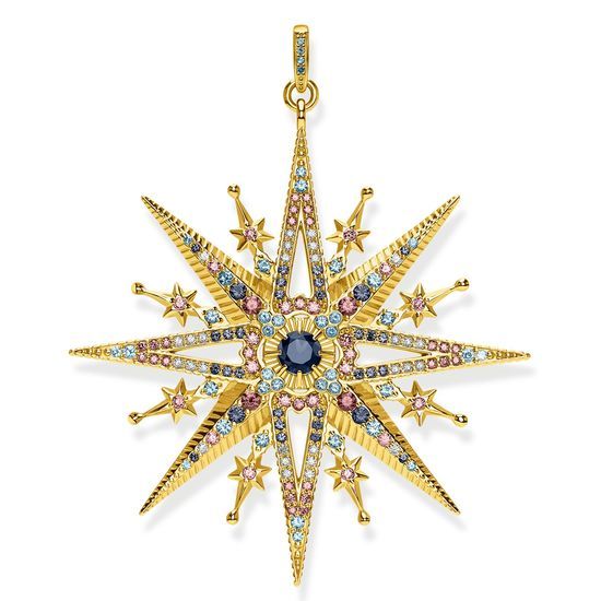 Thomas Sabo Large Royalty Star Gold Necklace
PE820-959-7
