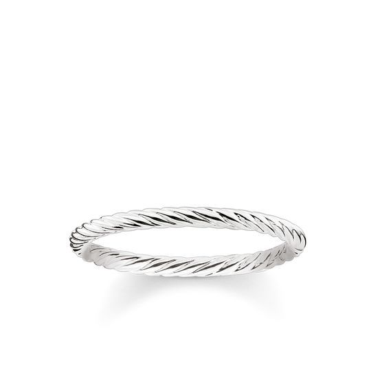 Thomas Sabo 'Cord Look' Ring, Silver