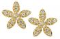 byBiehl Forget Me Not Sparkles Gold Earrings 4-004A-GP