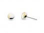 Kit Heath Miniature Lunar Moon Gold Plate Stud Earrings